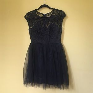 Maniju short party dress sweetheart lace & tulle M